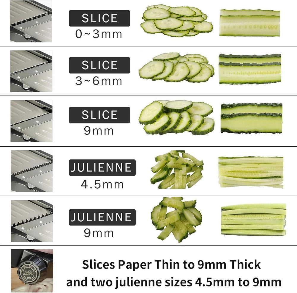 Mandoline Slicer Black